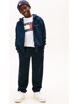 Tommy Hilfiger Lastikli Paça Lacivert Erkek Çocuk Eşofman Altı KS0KS00662C1G