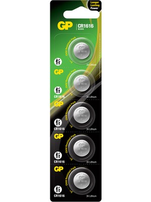 GP CR1616 3v Lityum Pil 5li Paket