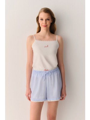 Suwen Jolly Atlet Şort Pijama Takımı