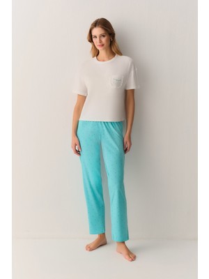 Suwen Lucky Pamuklu Pijama Takımı