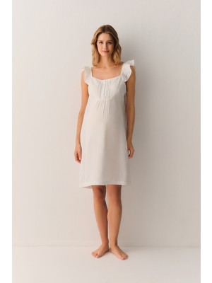 Suwen Angel Pamuklıu Hamile Lohusa Gecelik