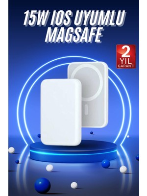 BT Teknik Magsafe Battery Pack Powerbank Kablosuz Şarj 5.000 Mah