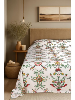Cotton Collection Çift Kişilik Yatak Örtüsü Carmina