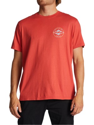 Billabong Rotor Diamond Erkek Kırmızı Tişört