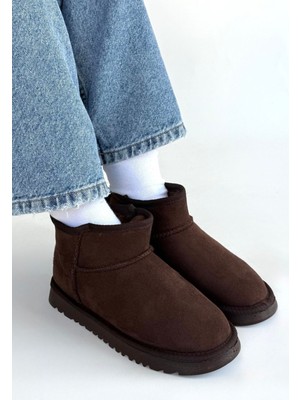 Shoegar Elsa Kahverengi Süet Bot