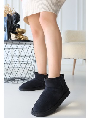 Shoegar Elsa Siyah Süet Bot