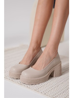 Shoegar Kadın Bej Günlük Ayakkabı EATR06MS04D