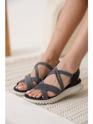 Shoegar Siyah Kadın Sandalet EATR35MY02A