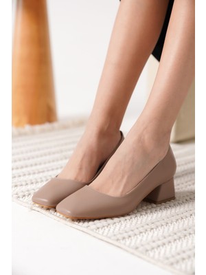 Shoegar Kadın Mat Vizon Stiletto EATR08MS23C