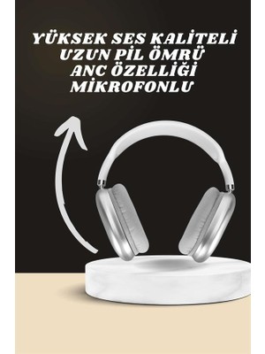 BT Teknik Kulak Üstü P9 Kablosuz Bluetooth Kulaklık ve 7 Kordonlu Akıllı Saat