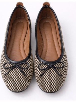 Slipcat Tüvit Kumaş Mary Jane Babet Şık Tokalı Ortopedik Taban Günlük Ayakkabı