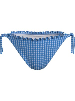 Tommy Hilfiger Kadın Mavi Tommy Hilfiger Strıng Sıde Tıe Chee Kadın Mavi Bikini Altı