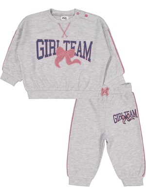 Civil Baby Gırl Team Fiyonk 6-18 Ay Takım - Gri 9-12 Ay