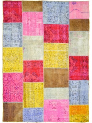 Kilim Co. Patchwork Çok Renkli El Dokuma Halı 170X250 cm (4.25 M²)