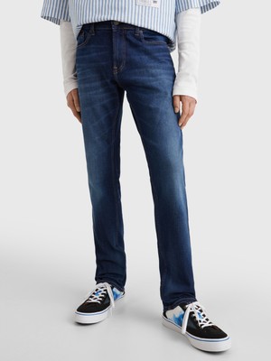 Tommy Hilfiger Erkek Mavi Tommy Hilfiger Scanton Slım Asdbs Erkek Mavi Kot Pantolon