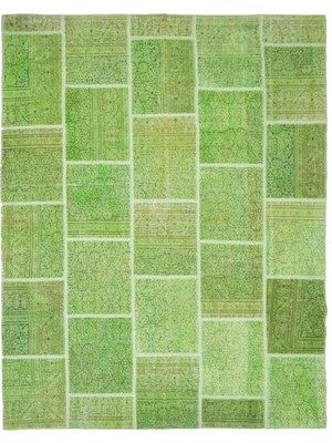 Kilim Co. Patchwork Yeşil Renk El Dokuma Halı 174X242 cm (4.21 M²)