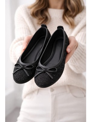 Slipcat Tüvit Kumaş Mary Jane Babet Şık Tokalı Ortopedik Taban Günlük Ayakkabı