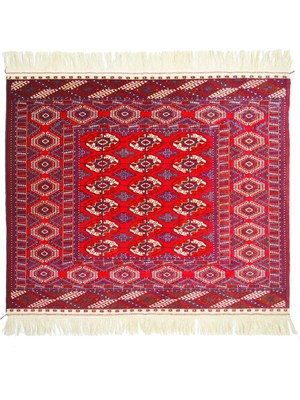 Kilim Co. El Dokuma Kare Türkmen Buhara Halısı 146X162 cm (2.37 M²)
