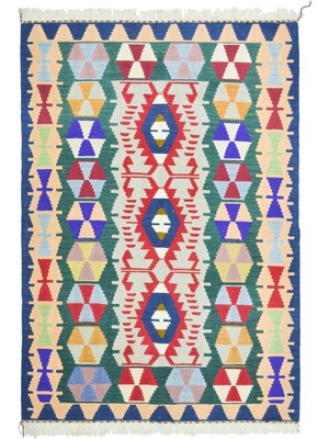 Kilim Co. Yünden El Dokuma Uşak Kök Ince Kilim 120X180 cm (2.16 M²)