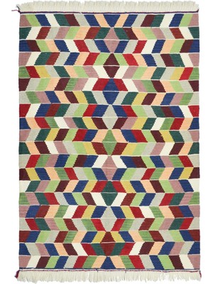 Kilim Co. Yünden El Dokuma Uşak Kök Ince Kilim 120X180 cm (2.16 M²)