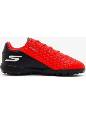 Skechers 252164L-RDBK Skx_2 Jr Youth Tf Çocuk Halı Saha Kramponu