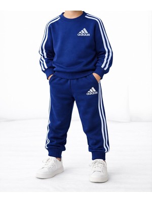 BeU Kids Erkek Çocuk 3 Iplik Fırçalı Kumaş %100 Pamuk Eşofman Takım