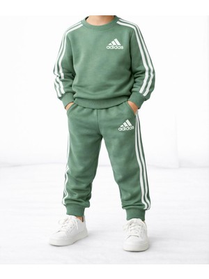 BeU Kids Erkek Çocuk 3 Iplik Fırçalı Kumaş %100 Pamuk Eşofman Takım