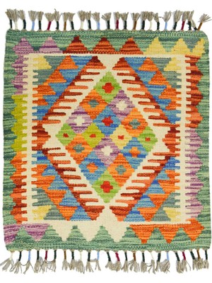 Kilim Co. El Dokuma Afgan Kilim 50X50 cm (0.25 M²)