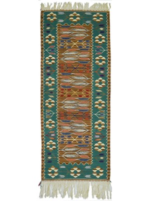 Kilim Co. Buğday Başağı Motifli El Dokuma Uşak Kilim Yolluk 60X172 cm (1.03 M²)