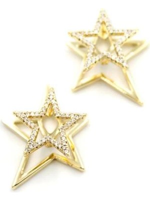 Remstdrk Yıldız Küpe - 14K Altın