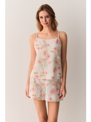 Suwen Ellen Pamuklu Atlet Şort Pijama Takımı