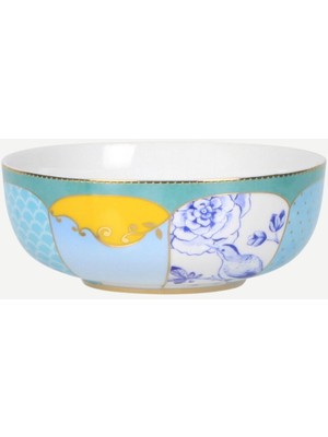 UltraMint Mavi Porselen Kase 15 Cm, Şık ve Dayanıklı Ev ve Mutfak Aksesuarı