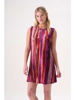 Etoile Bambu Kolsuz Yazlık Kadın Elbise 26104