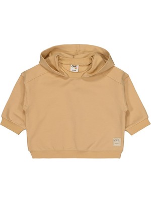 Civil Baby Civil Basic Timeless Kapüşonlu 6-18 Ay Sweatshirt - Kahverengi 9-12 Ay