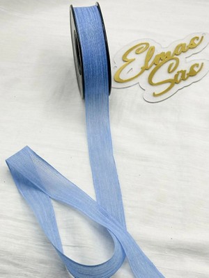 E Elmas Koyu Mavi Keten Kurdele Nopeli Keten Kurdele 20 mt 2.5cm