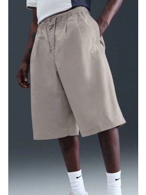 Nike Sportswear Club Seoul Oversize Mens Short Bol Kesim Erkek Bermuda Şort Bej