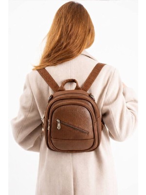 Change Time Kadın Sırt Kol Çantası Berlin Dört Gözlü En:18 cm Boy:22 cm Dip:14 cm