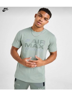 Nike Sportswear Air Max Graphic Short-Sleeve Yeşil Erkek T-Shirt HF6597-370