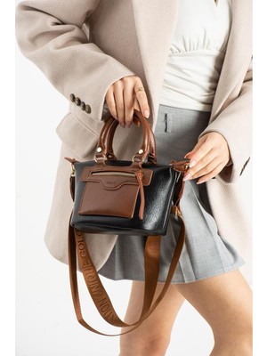 Change Time Berlin Ufak Boy Şık Tasarım El ve Çapraz Çanta En:22 Cmboy:15 cm Dip: 10 cm