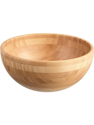 UltraMint Bambu Servis Kasesi 28 Cm, Salata Sunum, Ahşap Hacim 4.5 L