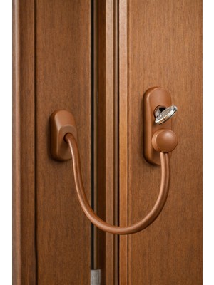 Çelik Halatlı Anahtarlı Kablolu Pencere/kapı Emniyet Kilidi | Çocuk + Hırsız | 5'li Set