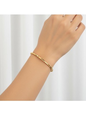 Kuyumcu Nurettin 10 gr (Gram) Yeni Kalemli Oluklu Ajda Bilezik 22 Ayar Altın Yatırımlık Işçiliksiz