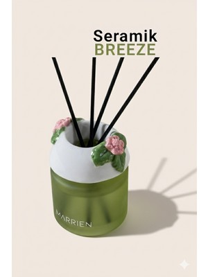 Marrien Seramik Breeze Çubuklu Oda Kokusu 100 ml Taze Keten Ferahlığı