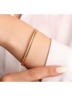 Kuyumcu Nurettin 18 gr (Gram) Ray Çöp Bilezik 22 Ayar Altın Yatırımlık Işçiliksiz