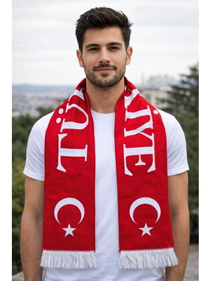 Türk Bayraklı Dokuma Atkı