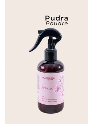 Marrien Pudra Oda Ve Çamaşır Spreyi 250 ml- Kalıcı ve Dekoratif Zamansız Pudra Zarafeti
