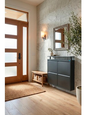 Liccia Metal Ayakkabılık 2 Li Yatay Model