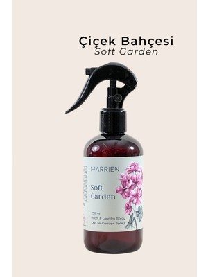 Marrien Soft Garden Oda Ve Çamaşır Spreyi 250 ml- Kalıcı ve Dekoratif Taze Bahçe Esintisi Notalar
