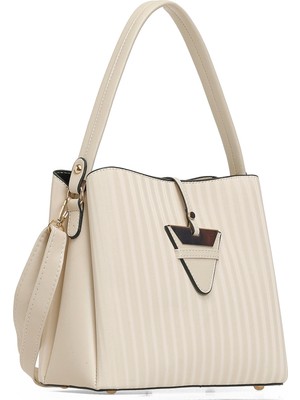 İnci Inci Incı Ucgen Kl 6fx Krem Kadın Kol Çantası