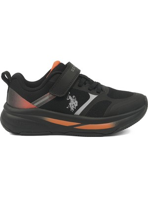 U.s. Polo Assn. Yute Jr 5pr Siyah Erkek Çocuk Spor Ayakkabı